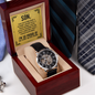 Son - Proud Father - Openwork Watch