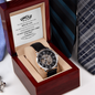 Uncle - Happy Birthday - Openwork Watch