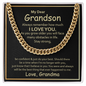 Grandson - Always Remember - Cuban Link Chain