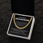 Grandson - You're More Loved - Cuban Link Chain