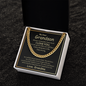 Grandson - Always Remember - Cuban Link Chain