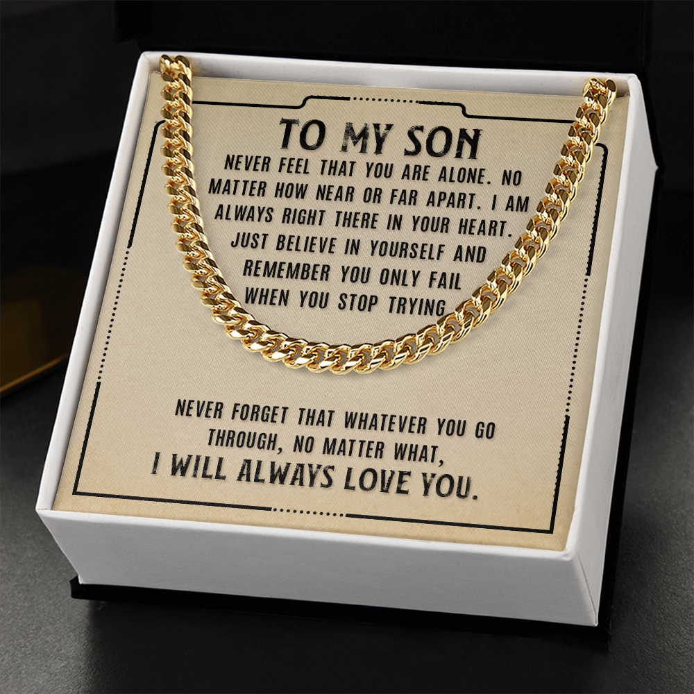 Son - Always Love You - Cuban Link Chain