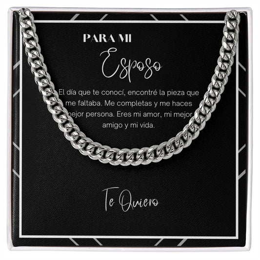 Para Mi Esposo - Cadena de Eslabones Cubana