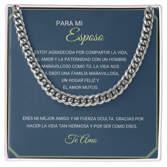 Para Mi Esposo - Cadena de Eslabones Cubana