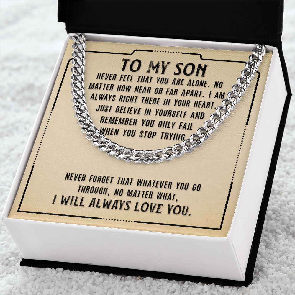 Son - Always Love You - Cuban Link Chain