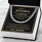 Grandson - Always Remember - Cuban Link Chain