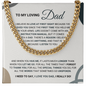 Loving Dad - Cuban Chain Necklace