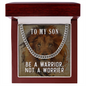 Son - Be A Warrior - Cuban Link Chain