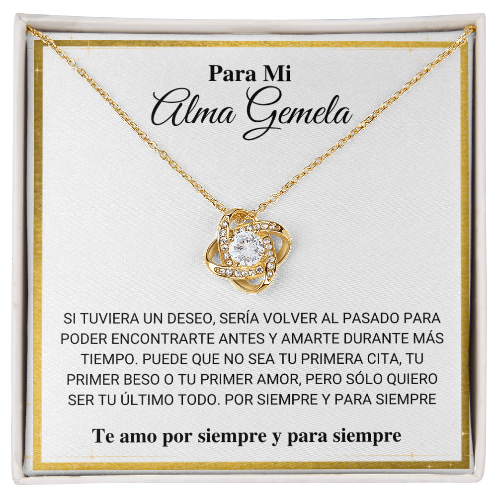 Alma Gemela - Collar de Nudos de Amor