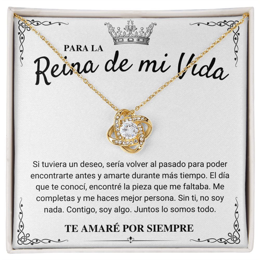 Para La Reina De Mi Vida - Collar de Amor Infinito