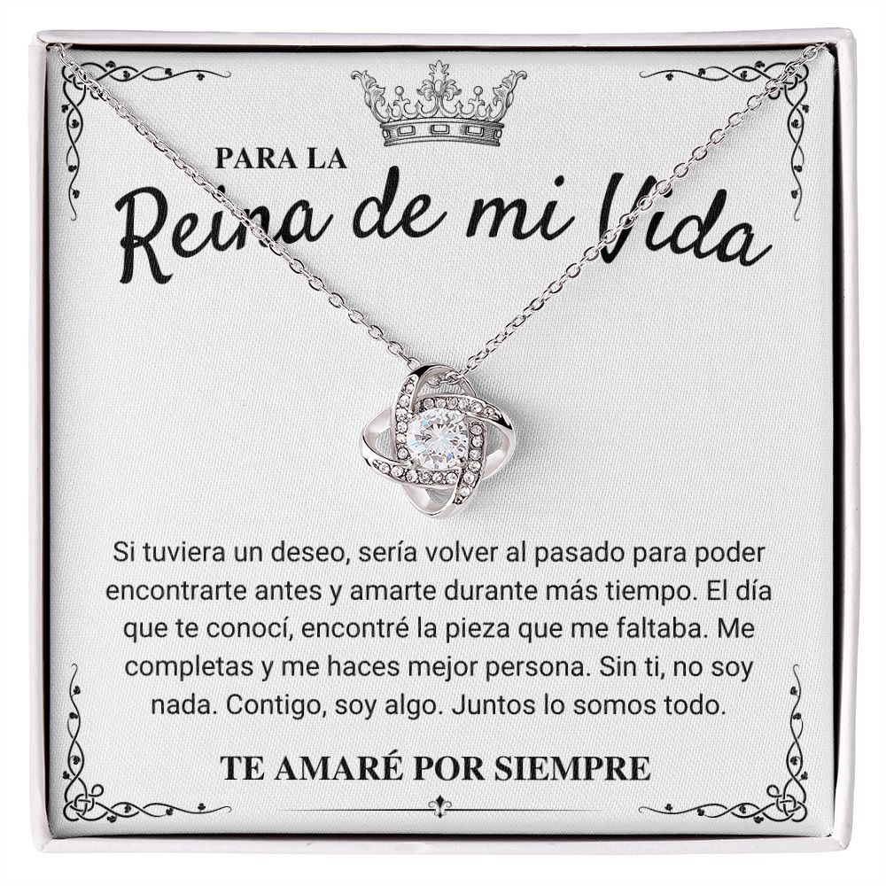 Para La Reina De Mi Vida - Collar de Amor Infinito