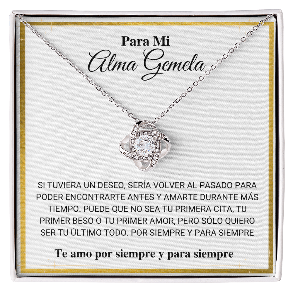Alma Gemela - Collar de Nudos de Amor