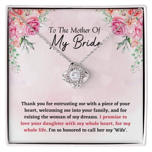 Mother of the Bride - Promise to Love - Love Knot Necklace