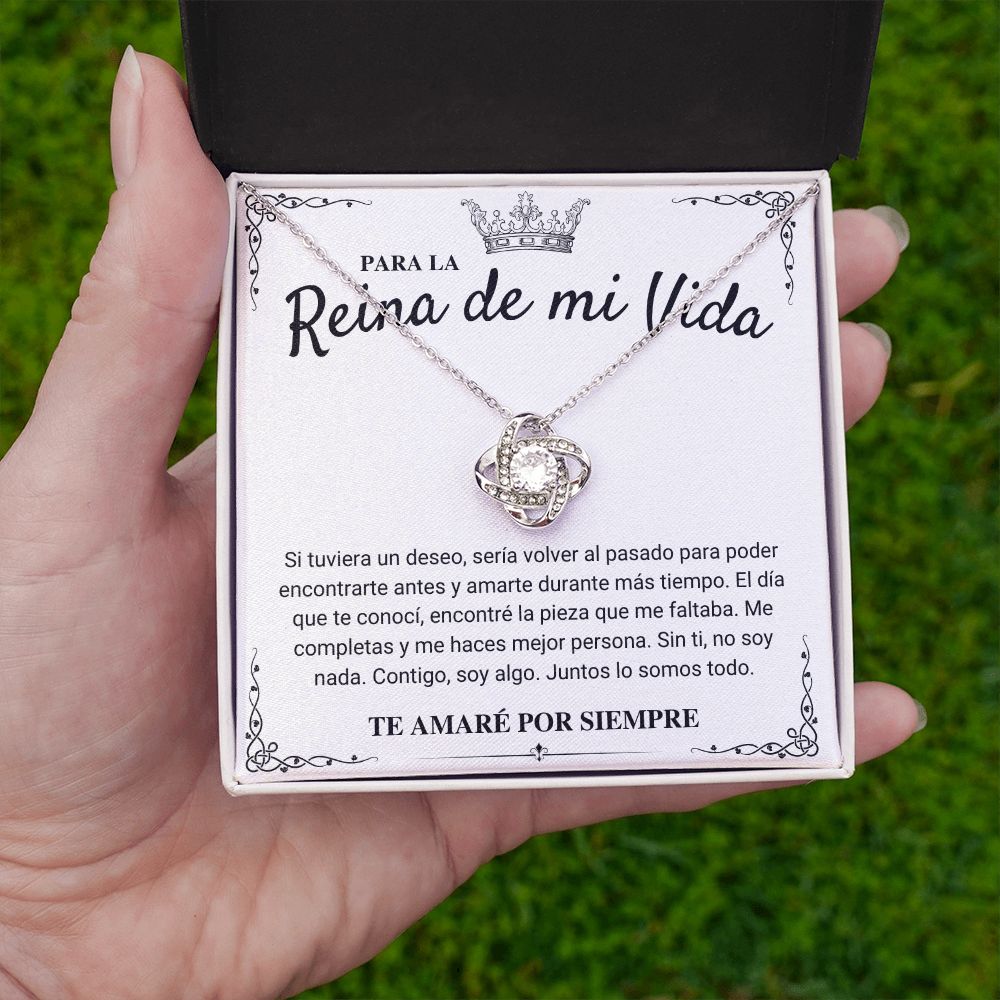Para La Reina De Mi Vida - Collar de Amor Infinito