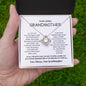 To My Loving Grandmother - Love Knot Necklace