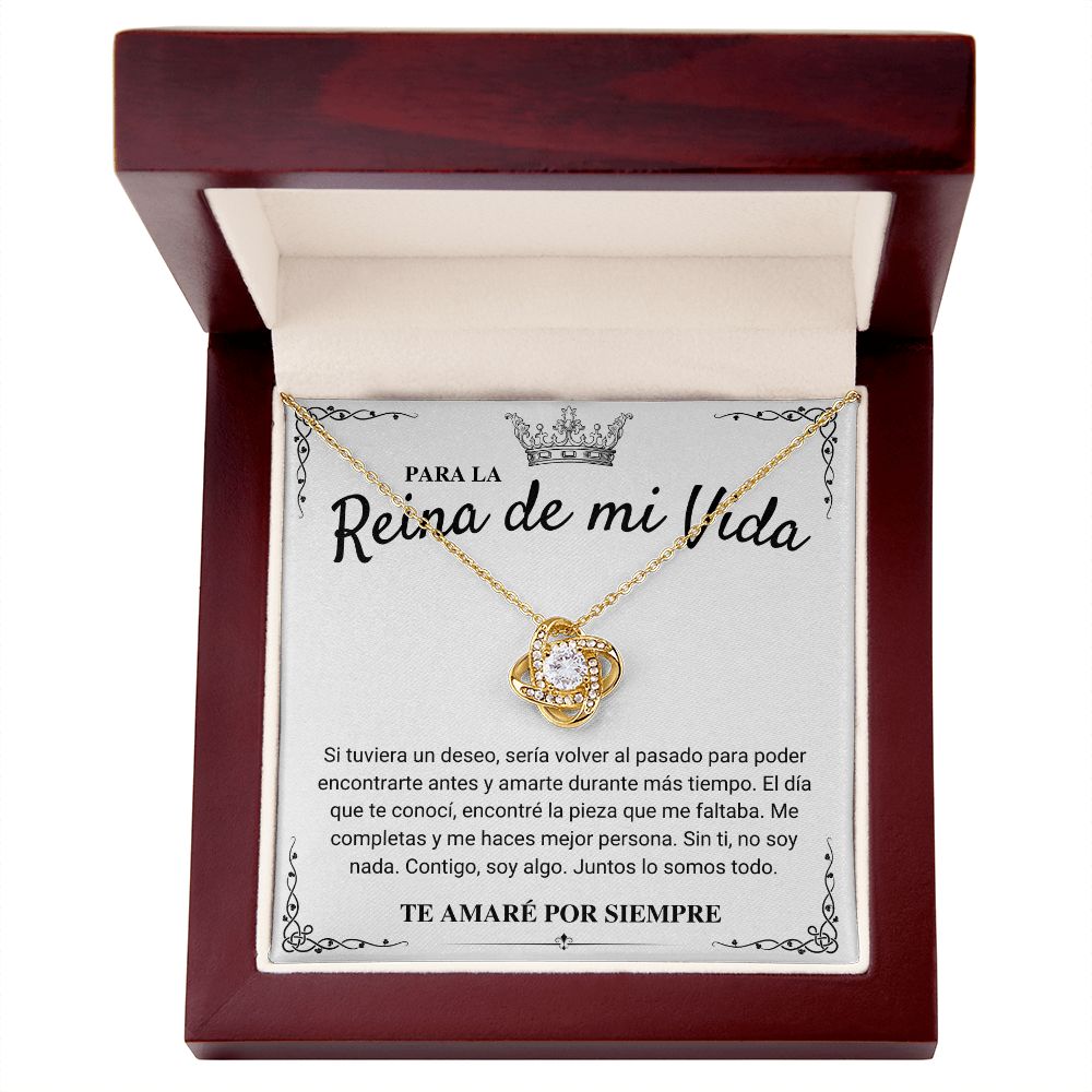 Para La Reina De Mi Vida - Collar de Amor Infinito