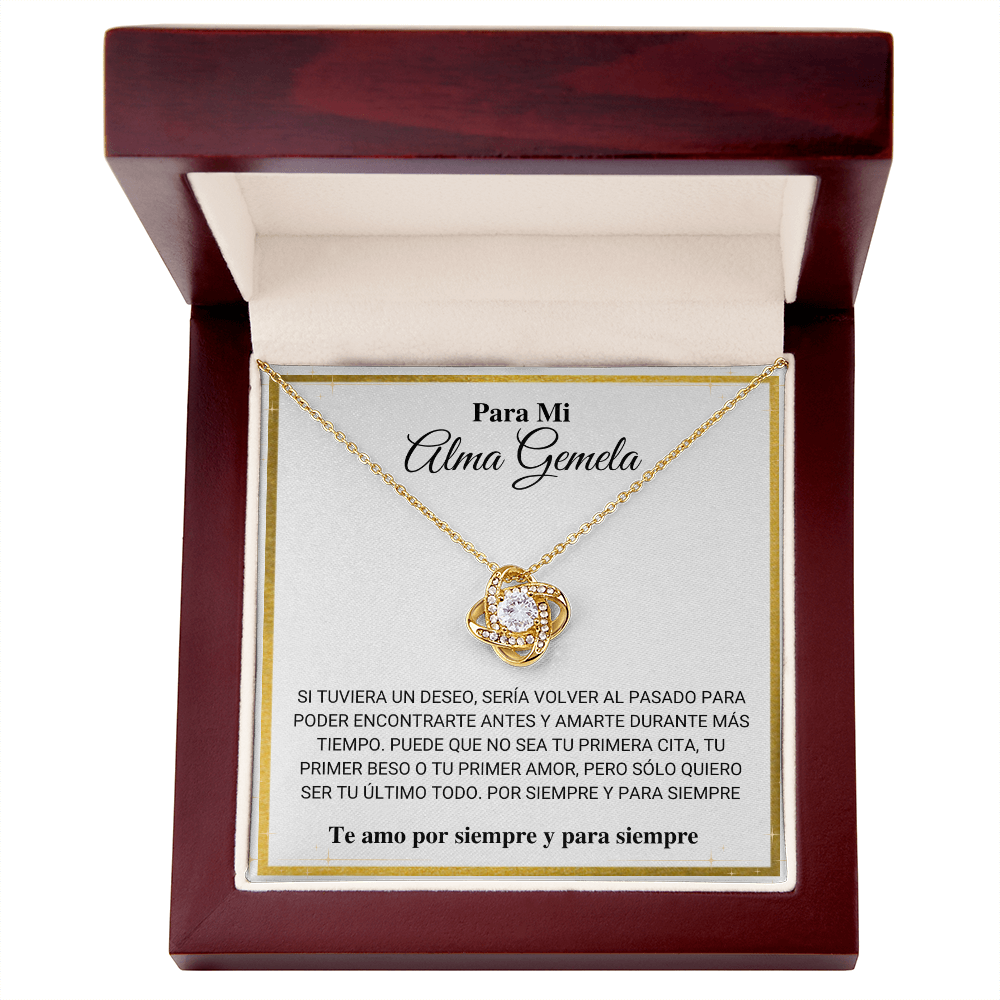 Alma Gemela - Collar de Nudos de Amor