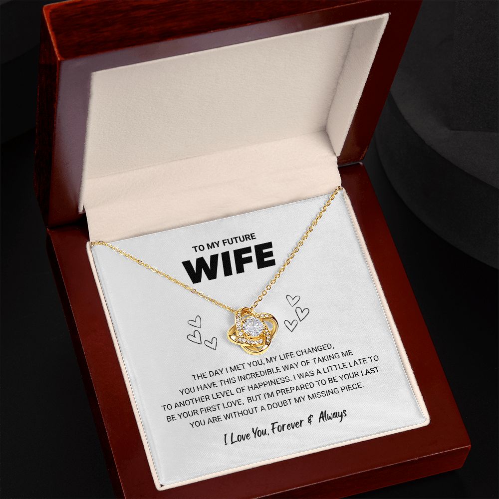 To My Future Wife - Love Knot Necklace