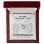 To My Loving Grandmother - Love Knot Necklace