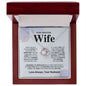 To My Beautiful Wife - Love Knot Necklace