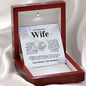 To My Beautiful Wife - Love Knot Necklace