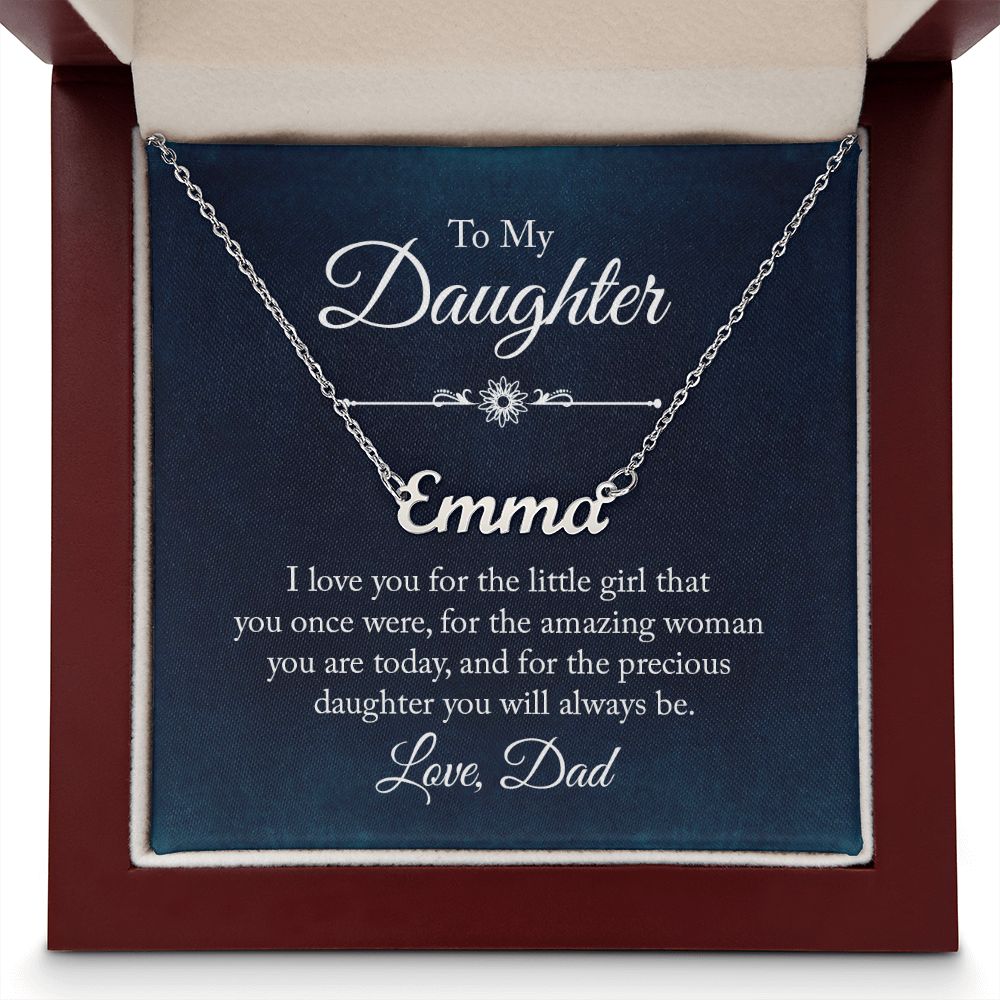 Daughter Custom Name Necklace