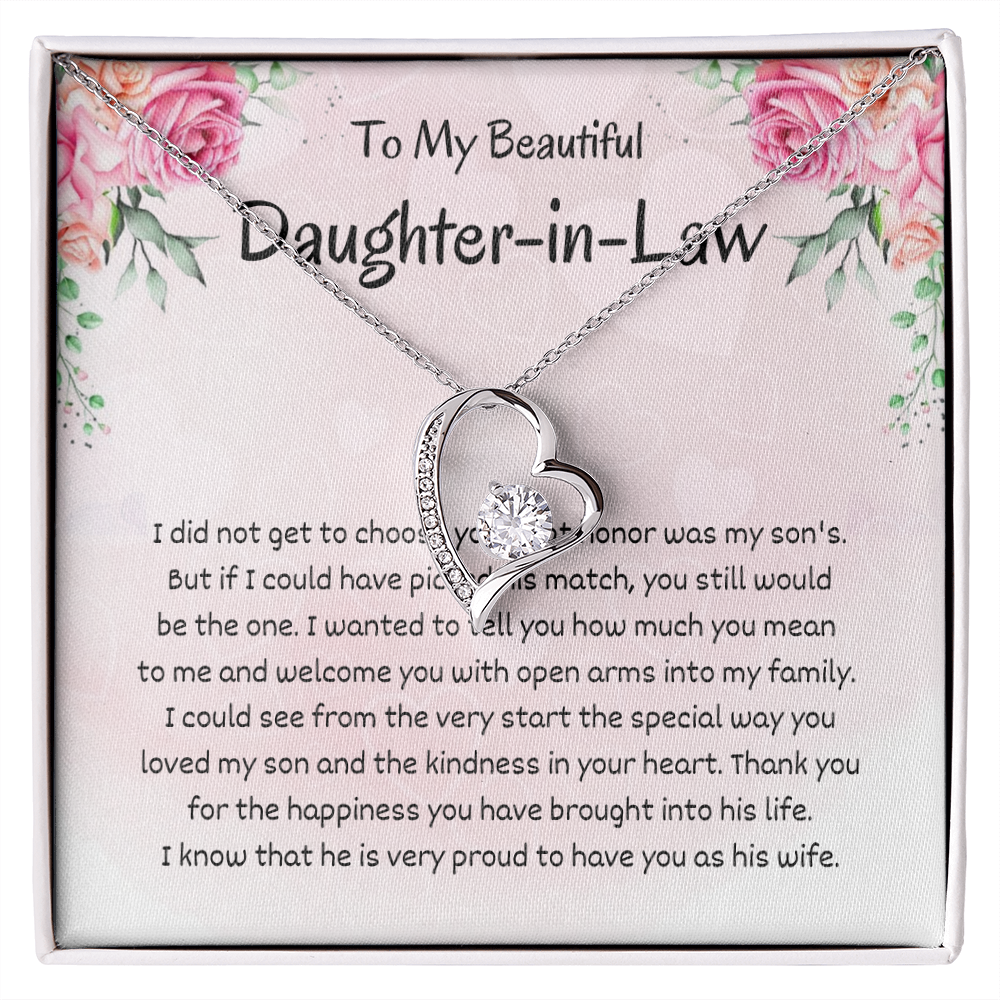 Daughter-in-Law - You still would Be - Forever Love Necklace