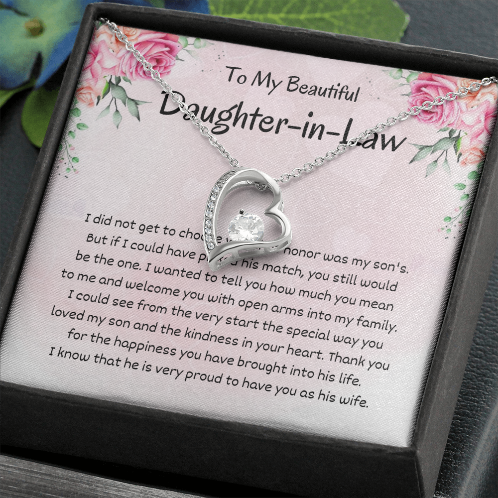 Daughter-in-Law - You still would Be - Forever Love Necklace