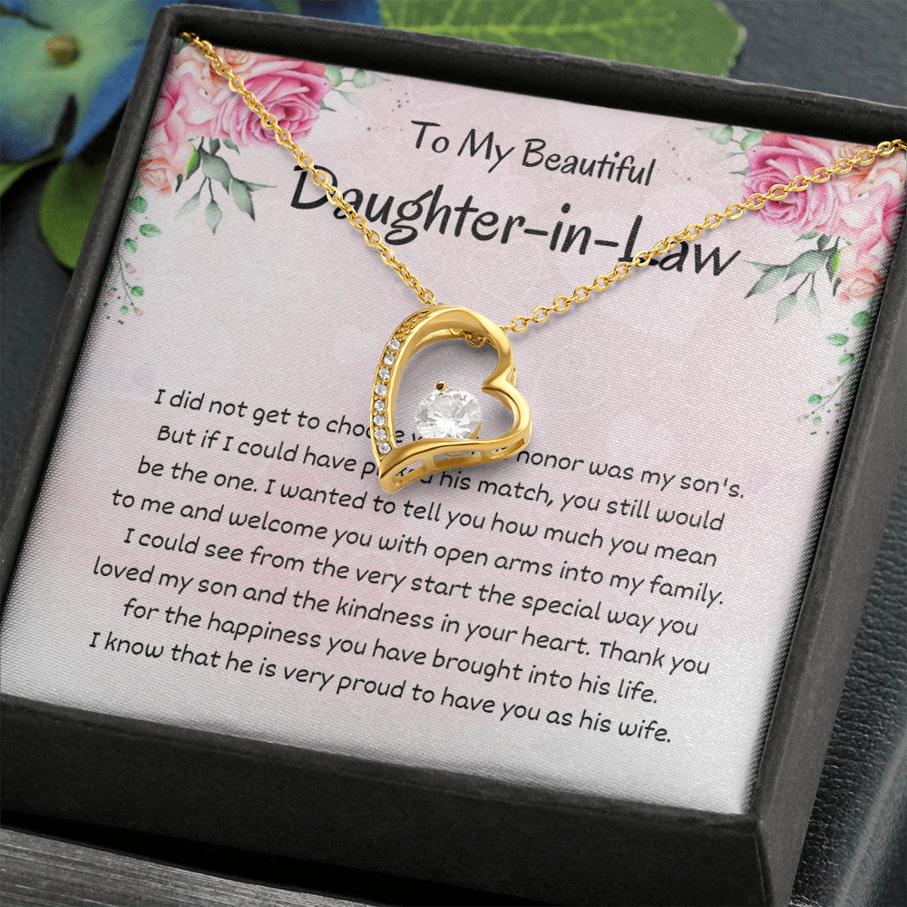 Daughter-in-Law - You still would Be - Forever Love Necklace