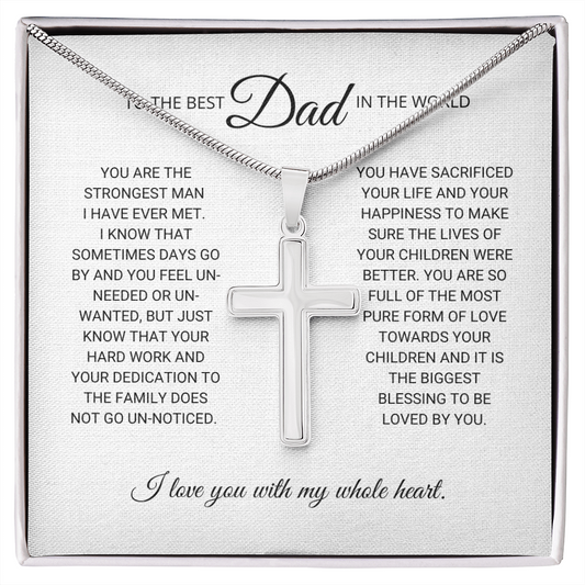 Dad - Biggest Blessing - Cross Chain