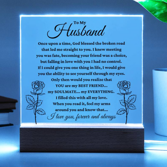 Personalized "My Everything" Acrylic Plaque