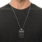 To My Son - Never Forget - Engraved Dog Tag - Military Ball Chain