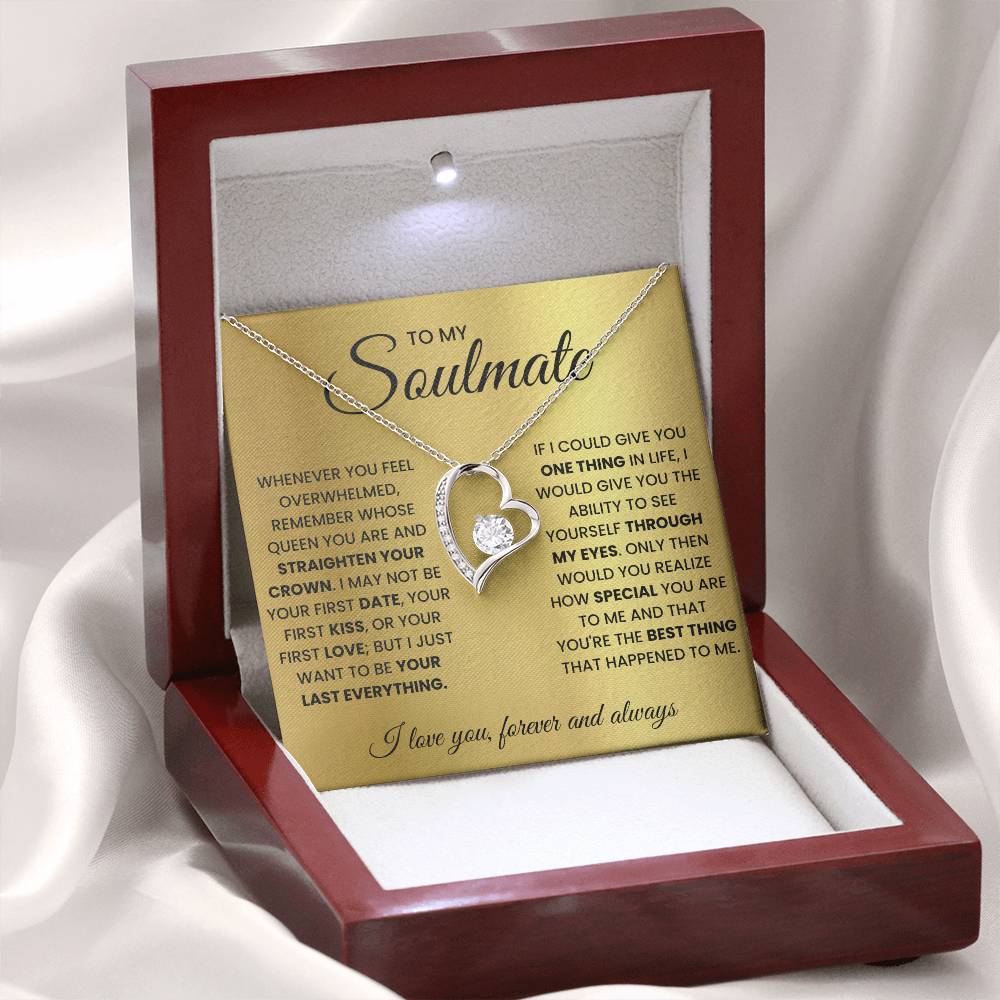 Soulmate Gift "You're The Best Thing" Forever Love Necklace