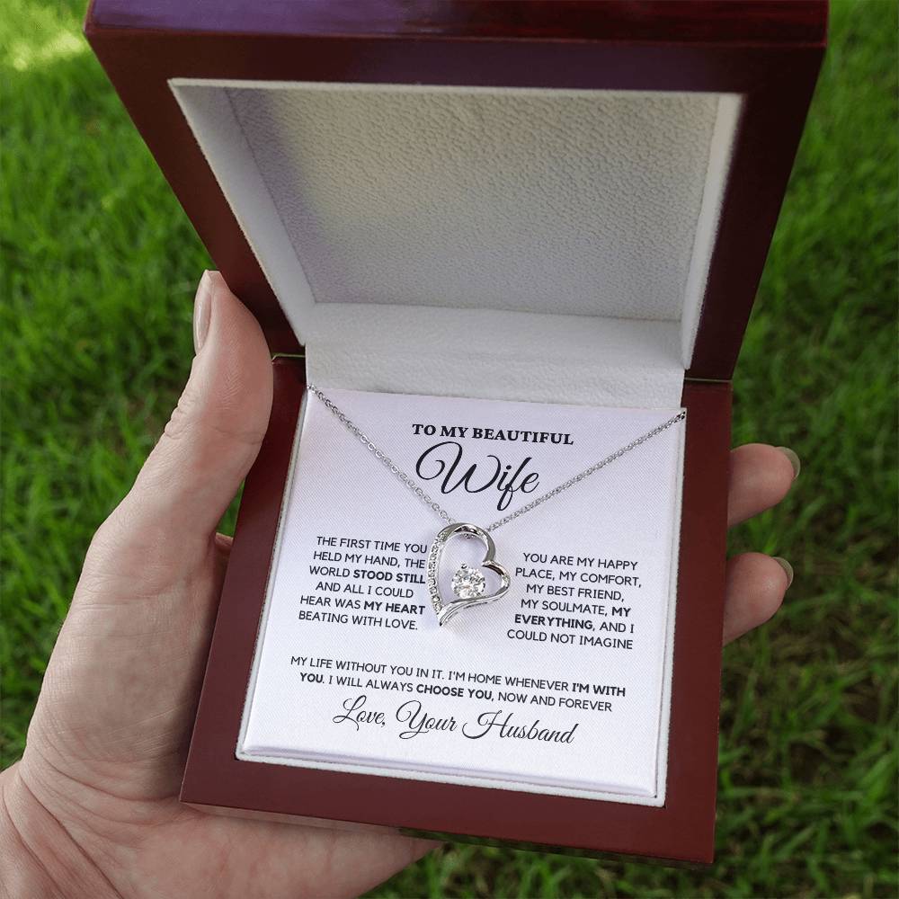 Wife Forever Love Necklace Gift From Husband