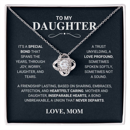 Gift for Daughter From Mom "Unbreakable Bond" Necklace