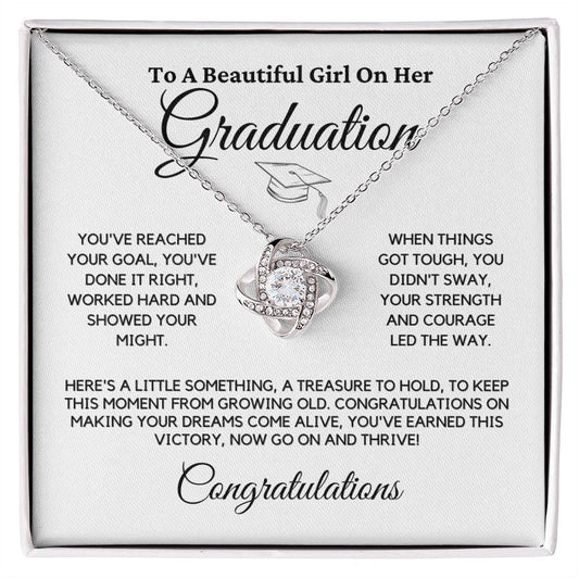 Graduation Knot Necklace Gift For Her