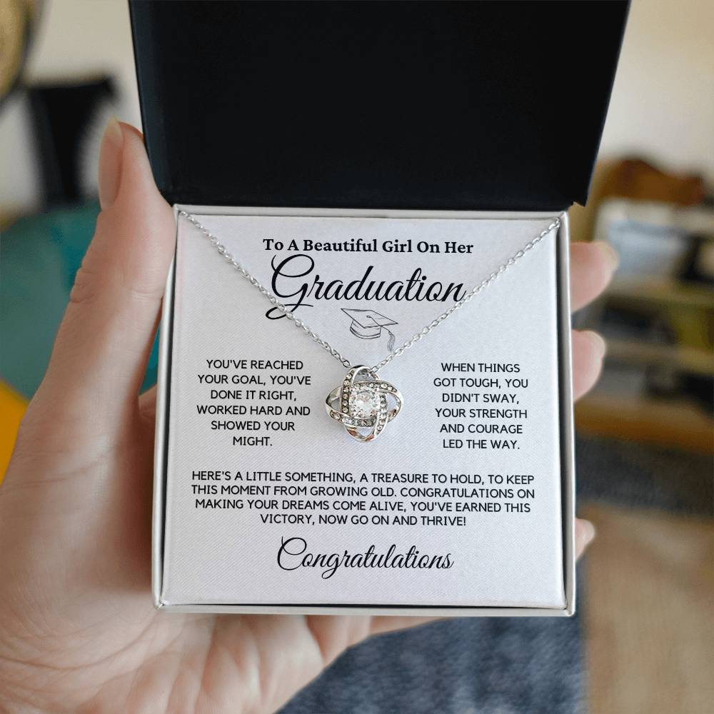 Graduation Knot Necklace Gift For Her