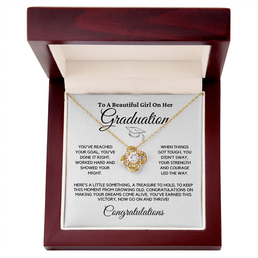 Graduation Knot Necklace Gift For Her