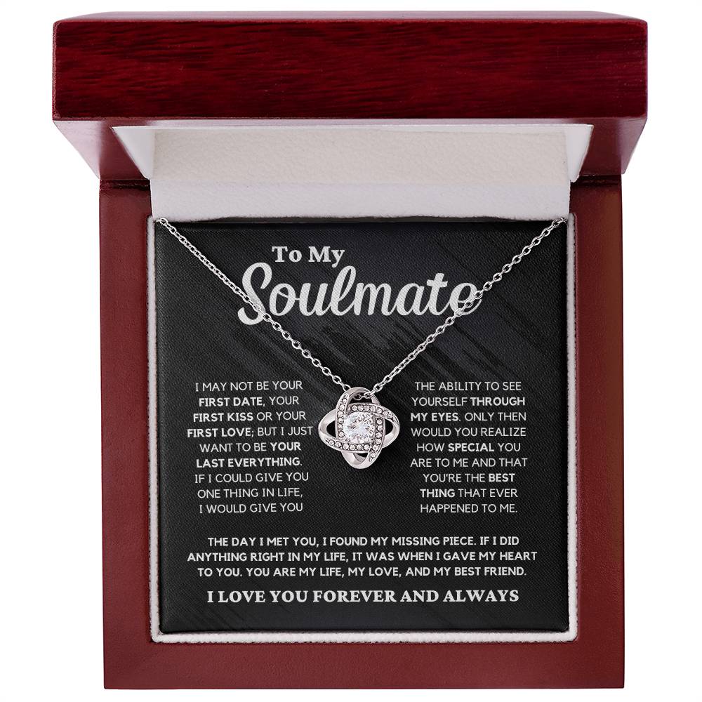 Soulmate Gift "You're The Best Thing" Love Knot Necklace