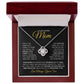 Mom "You Mean More" Knot Necklace Gift From Son