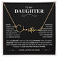 Daughter "I Believe In You" Name Necklace Gift From Dad