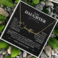 Daughter "I Believe In You" Name Necklace Gift From Dad