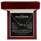 Daughter "I Believe In You" Name Necklace Gift From Dad
