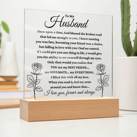 My Husband "My Everything" Acrylic Plaque