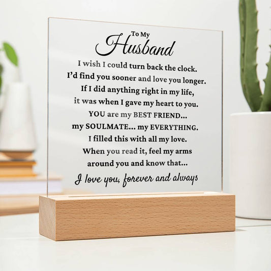 My Husband "My Everything" Acrylic Plaque