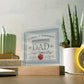 Dad - Certificate Of Achievement - Acrylic Square