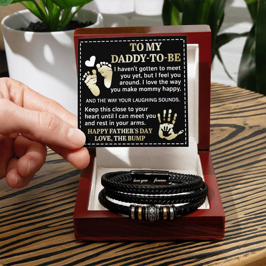 Daddy-To-Be - Feel You Around - Love You Forever Bracelet