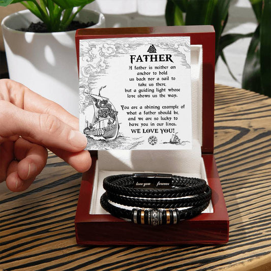 Father "A Shining Example" Forever Bracelet