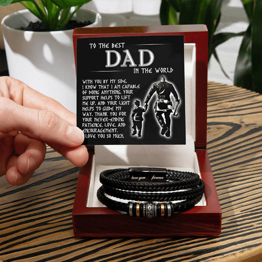 Dad - By My Side - Love You Forever Bracelet