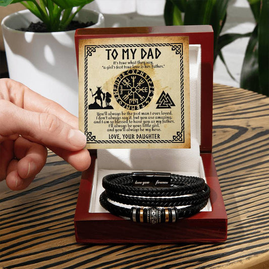 Dad - First True Love - Love You Forever Bracelet